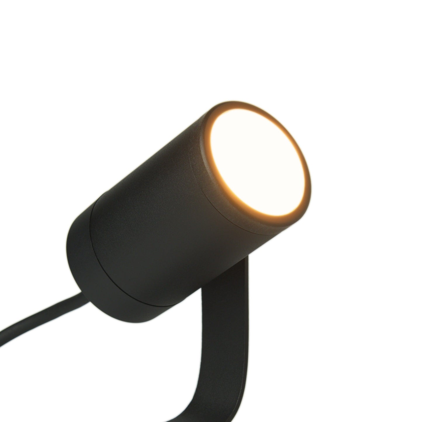 Philips Hue Lily Smart Outdoor Spotlight Without Glare Shield – Sleek Black LED Landscape Light for Customizable Exterior Lighting