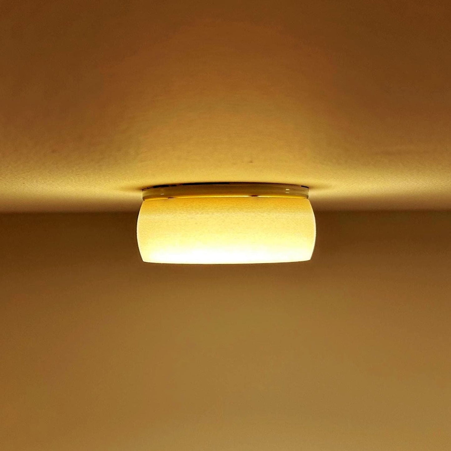 Glow Shade Recessed Light Diffuser - White Gold LED Downlight Shade