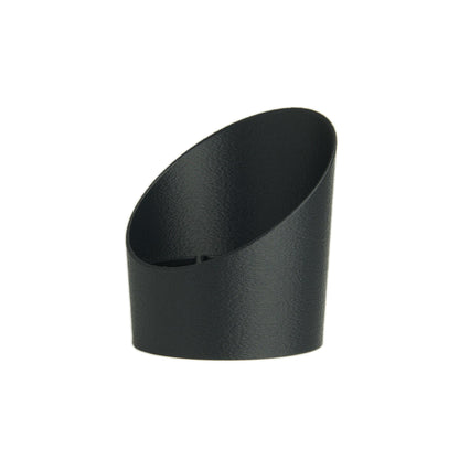 Diagonal View of Anti-Glare Shield for Philips Hue Lily Smart Landscape Spotlight – Elegant Black Finish for Outdoor Design