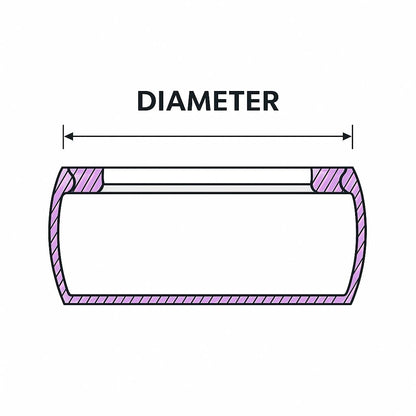 Glow Dome Recessed Light Diffuser - White Gold LED Downlight Covers - Renter Friendly