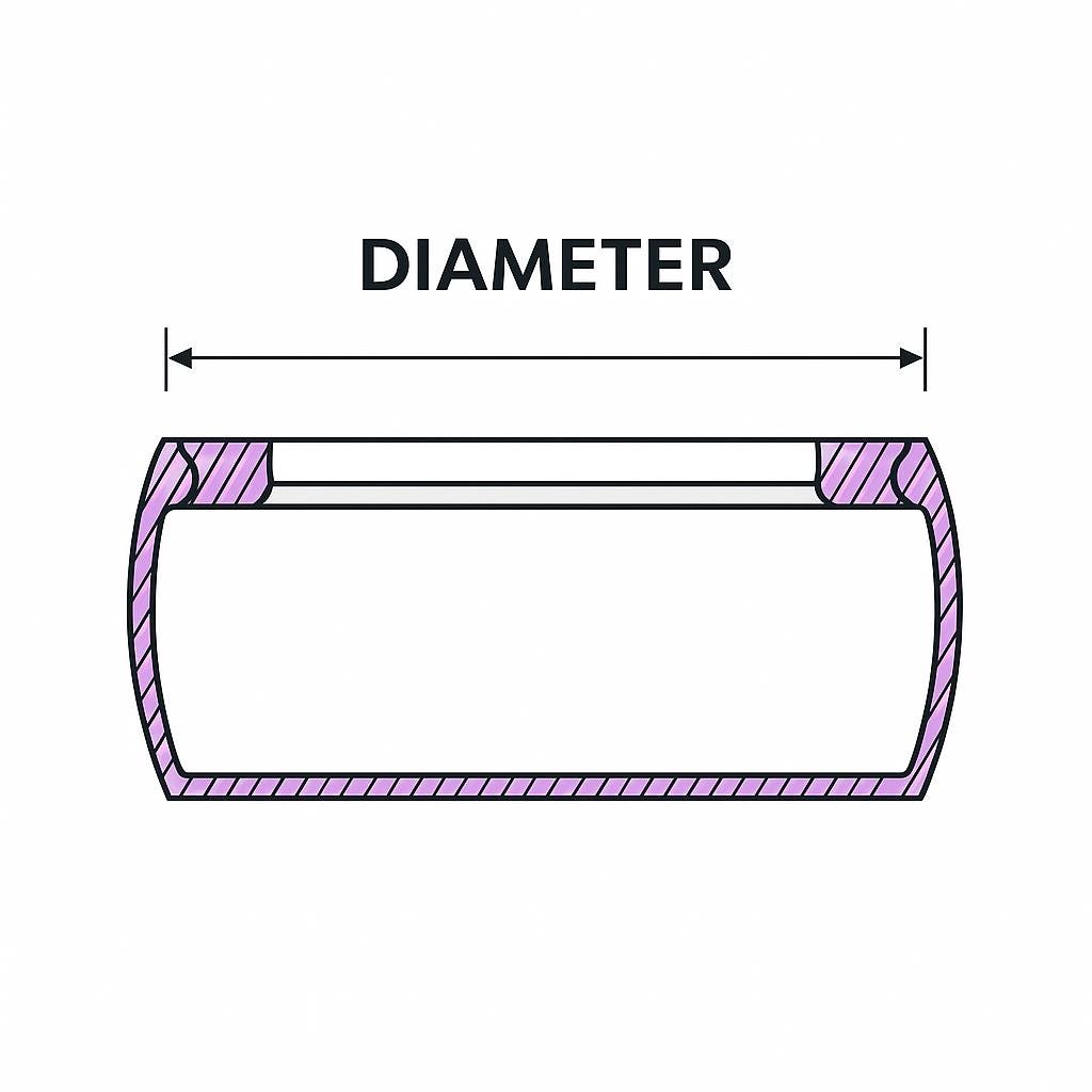 Glow Shade Recessed Light Diffuser - White Gold LED Downlight Shade