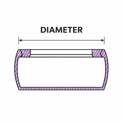 Glow Shade Recessed Light Diffuser - White Gold LED Downlight Shade