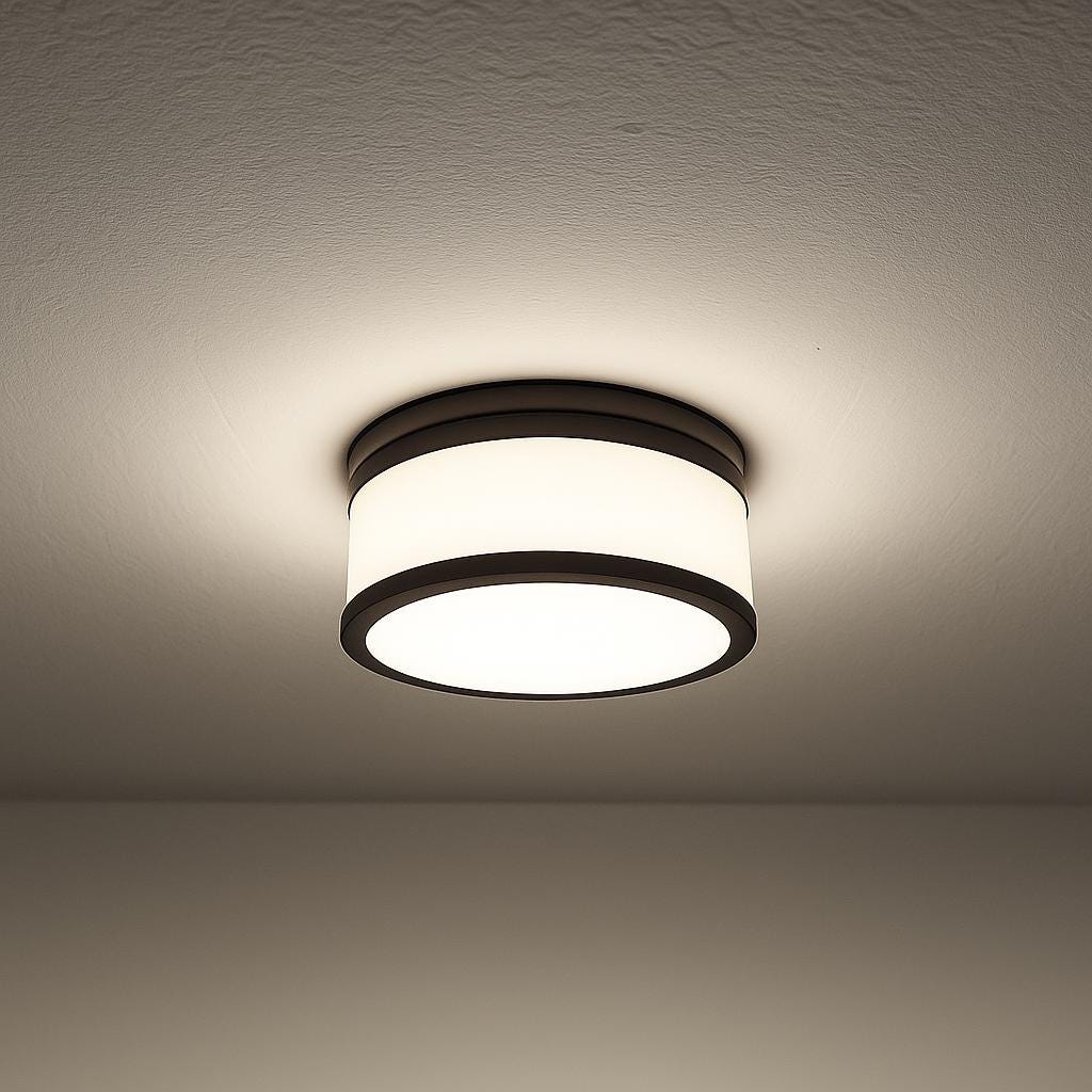 Glow Dome Halo Pot Light Cover – Magnetic LED Light Diffuser