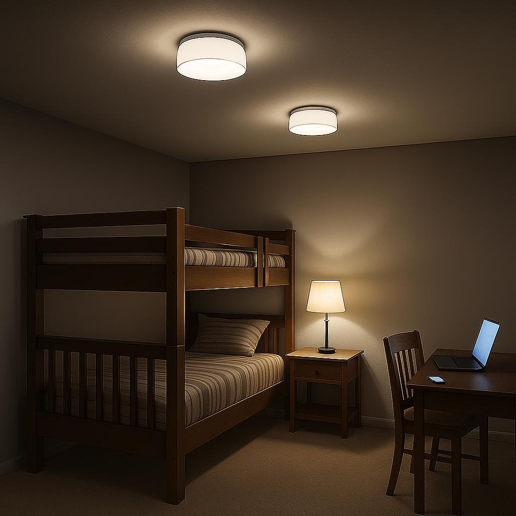 Glow Shade Recessed Light Diffuser - White Gold LED Downlight Shade