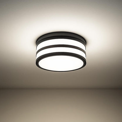 Glow Dome Strata Recessed Light Diffuser - Black & White Gold LED Downlight Cover