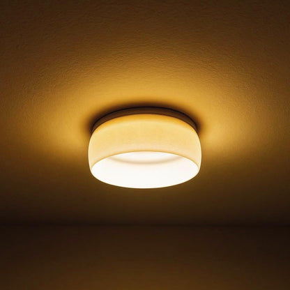 Glow Shade Recessed Light Diffuser - White Gold LED Downlight Shade