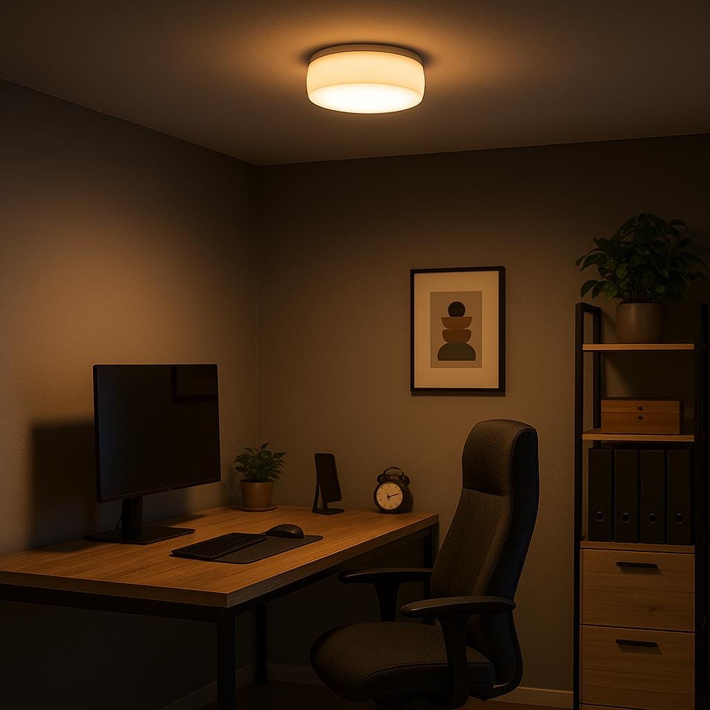 Glow Dome Pot Light Cover – Magnetic LED Light Diffuser