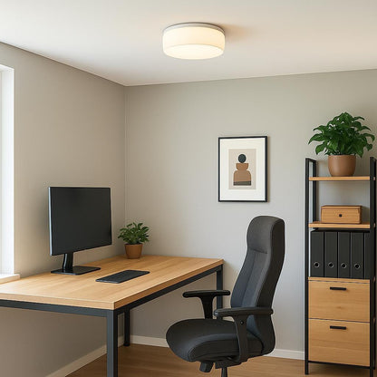 Glow Dome Recessed Light Diffuser - White Gold LED Downlight Covers - Renter Friendly