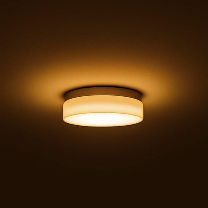 Glow Dome Slim Recessed Light Diffuser - White Gold LED Downlight Covers - Renter Friendly
