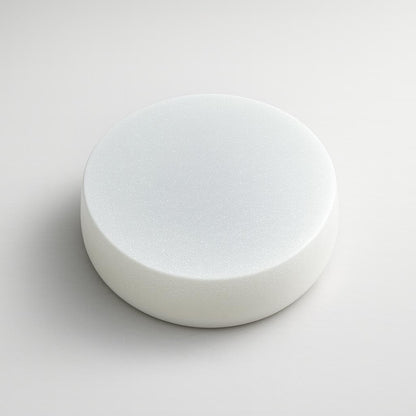 Front view of a white Glow Dome light diffuser on a plain background, showing the smooth rounded exterior and frosted lens surface.