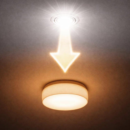 Glow Dome Pot Light Cover – Magnetic LED Light Diffuser