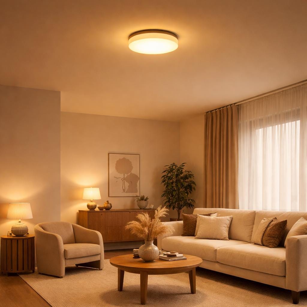 Glow Dome Slim Pot Light Cover – Magnetic LED Light Diffuser